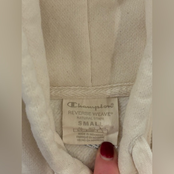 Champion ‘Natural State’ Reverse Weave Hooded Sweatshirt - Picture 5 of 6